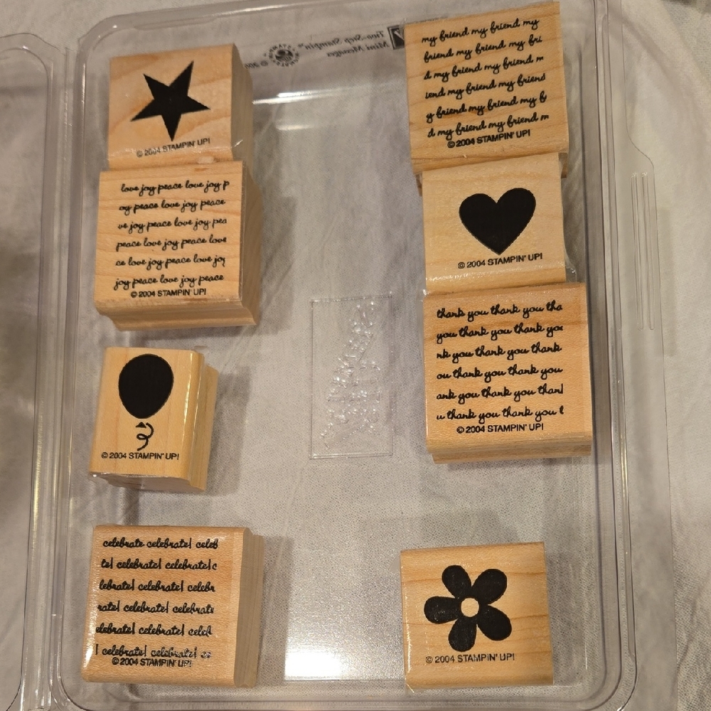 Stampin' Up! Two Step Stampin Mini Messages Stamp Collection